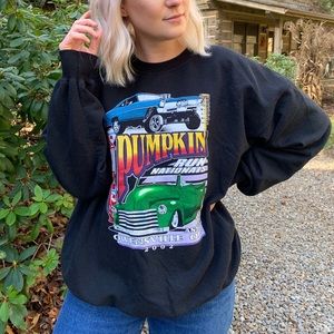 Vintage Pumpkin Run 2002 Sweater